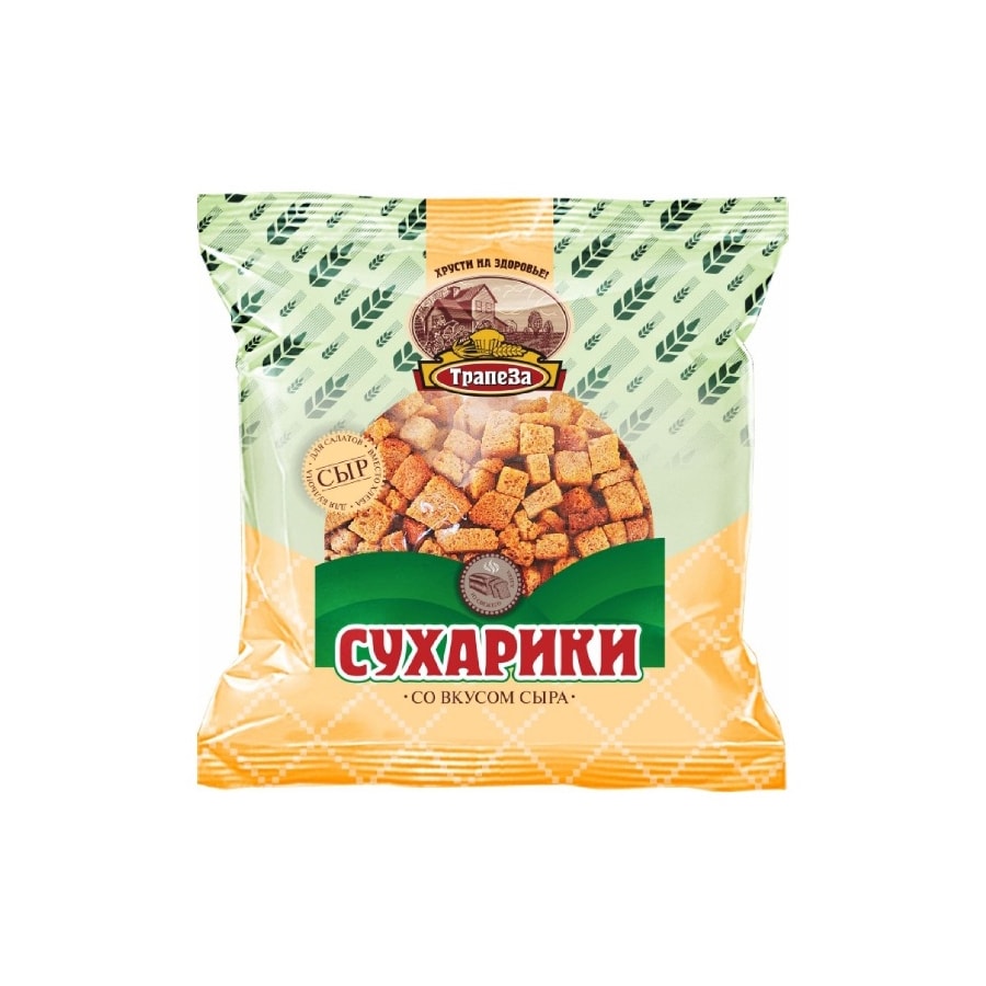 Сухари Трапеза со вкусом сыра 150 г.